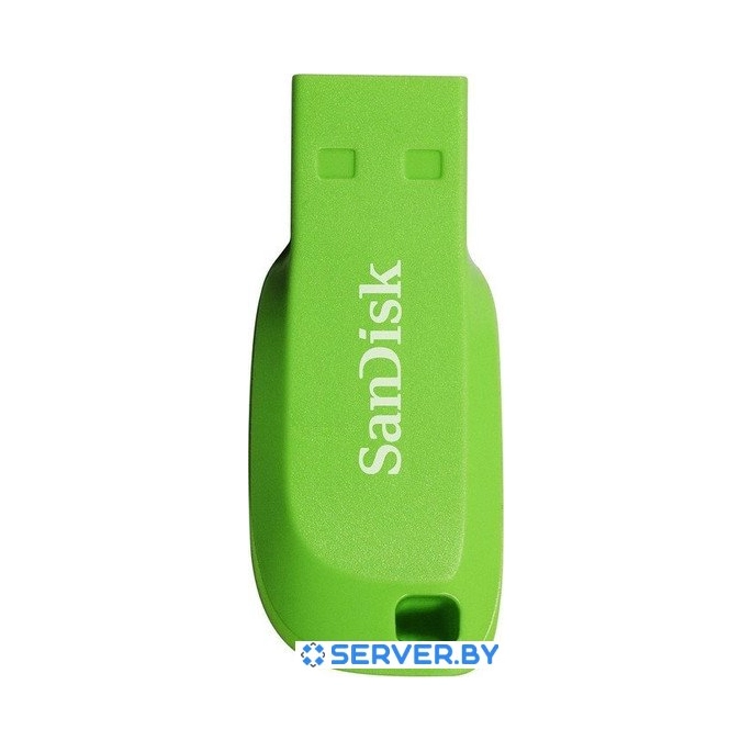 USB Flash SanDisk Cruzer Blade 16GB (зеленый) [SDCZ50C-016G-B35GE]. Фото 1
