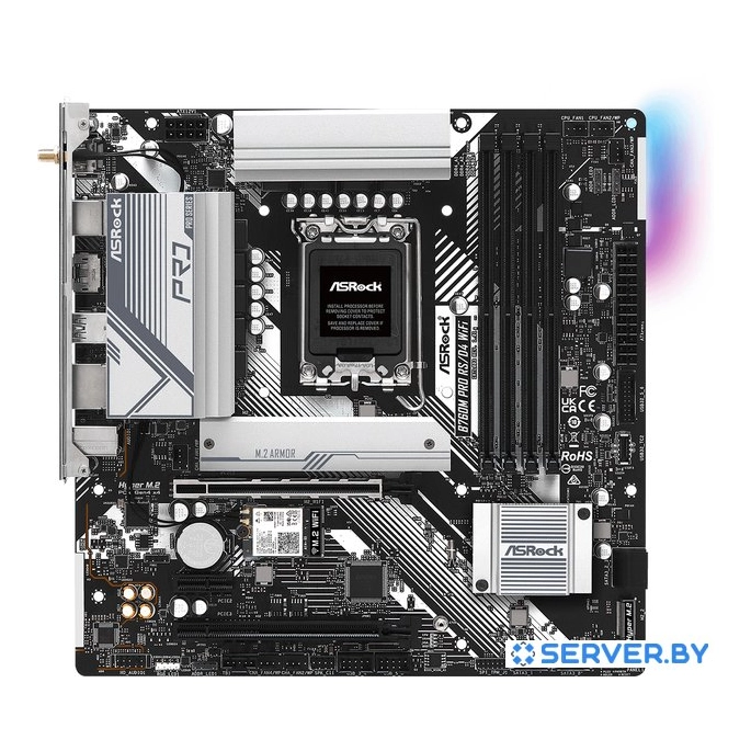 Материнская плата ASRock B760M Pro RS/D4 WiFi. Фото1