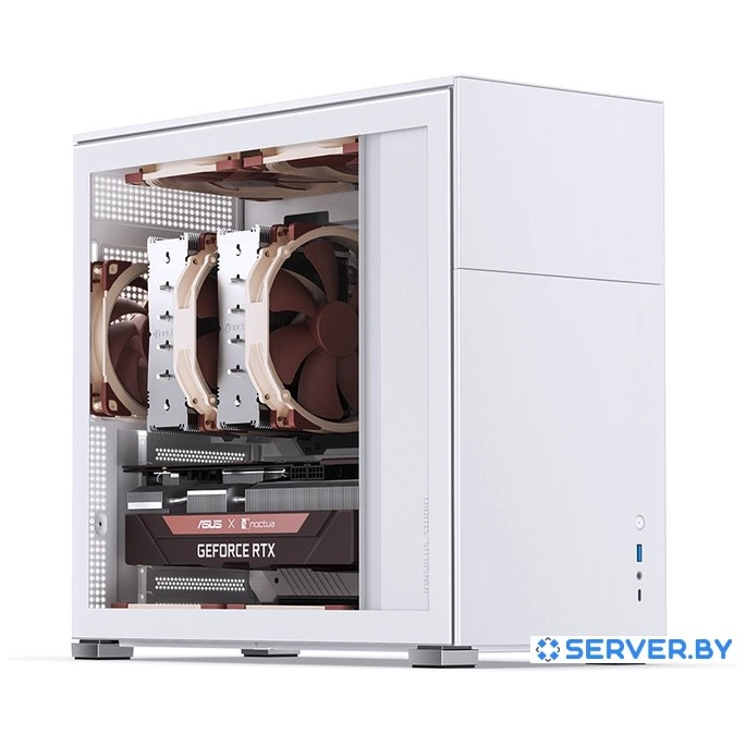 Корпус Jonsbo D41 STD (белый). Фото 2