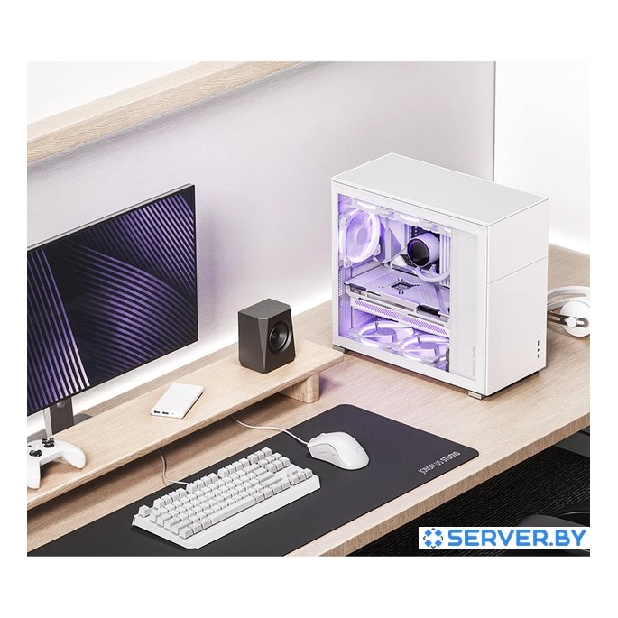 Корпус Jonsbo D41 STD (белый). Фото 5