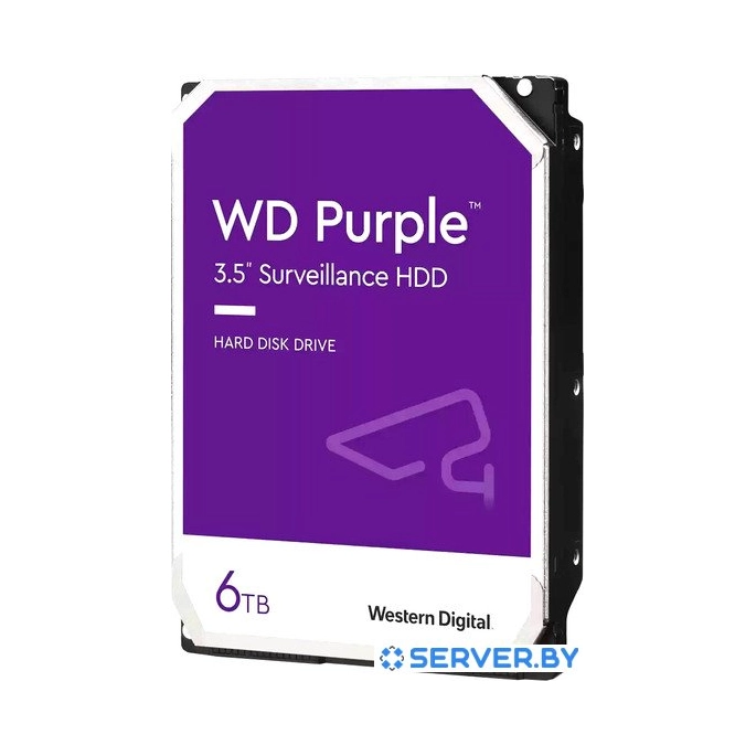 Жесткий диск WD Purple 6TB WD64PURZ. Фото 1