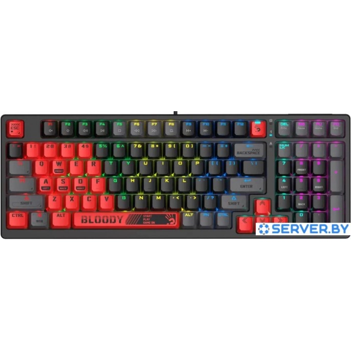 Клавиатура A4Tech Bloody S98 Sports Red (Bloody BLMS Red). Фото 1