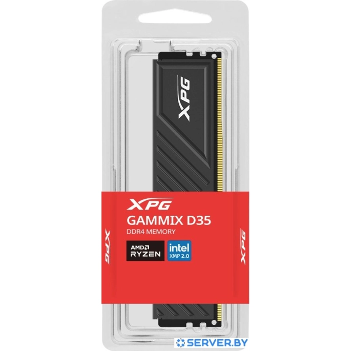 Оперативная память ADATA XPG GAMMIX D35 8ГБ DDR4 3200 МГц AX4U32008G16A-SBKD35. Фото5