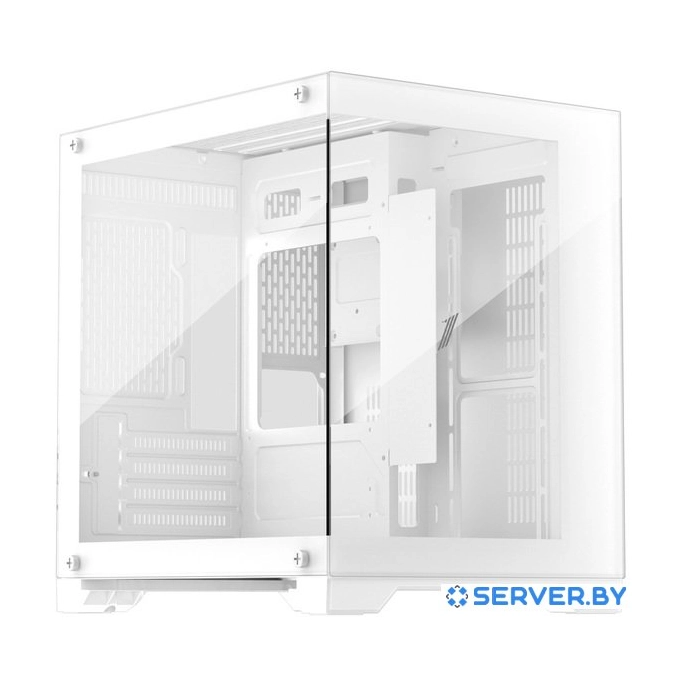 Корпус 1stPlayer MV5-TRANSPARENT (белый). Фото 1