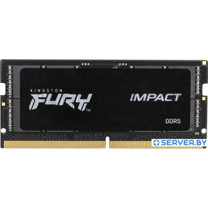 Оперативная память Kingston FURY Impact 16ГБ DDR5 SODIMM 5600 МГц KF556S40IB-16. Фото 1