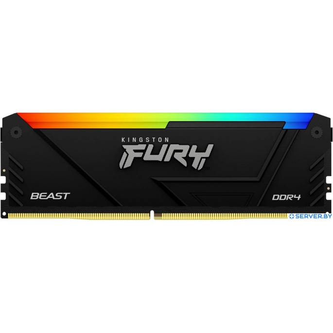 Оперативная память Kingston FURY Beast RGB 32ГБ DDR4 3600 МГц KF436C18BB2A/32. Фото 2