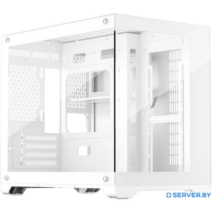 Корпус 1stPlayer MV6-TRANSPARENT (белый). Фото 1