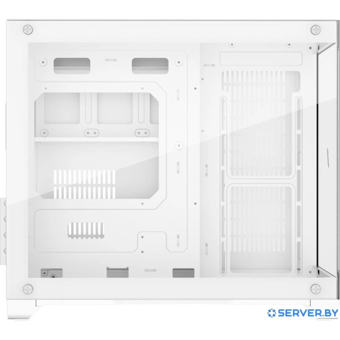 Корпус 1stPlayer MV6-TRANSPARENT (белый). Фото 4