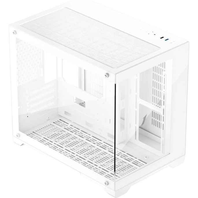 Корпус 1stPlayer MV6-TRANSPARENT (белый). Фото 5