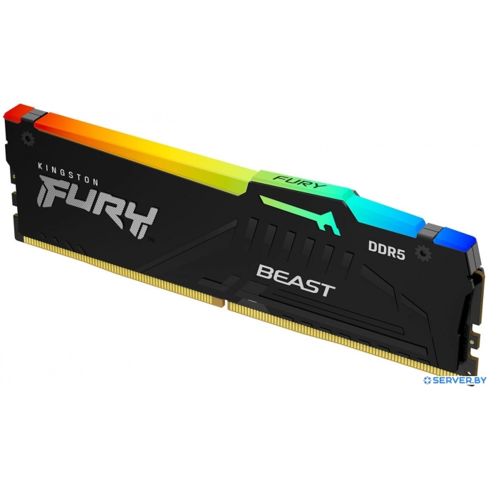 Оперативная память Kingston FURY Beast RGB 32ГБ DDR5 5600 МГц KF556C40BBA-32. Фото 2