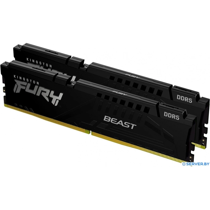 Оперативная память Kingston FURY Beast 2x8ГБ DDR5 6000МГц KF560C36BBEK2-16. Фото 1