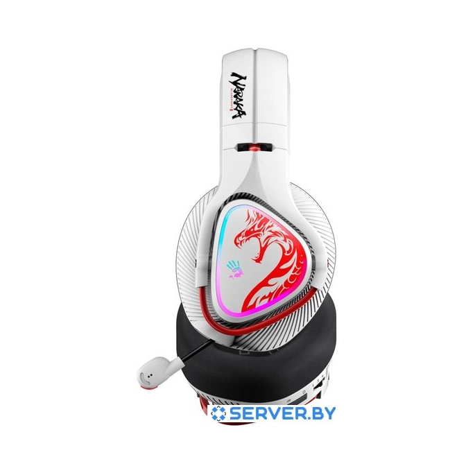 Наушники A4Tech Bloody MR720 (белый). Фото 3