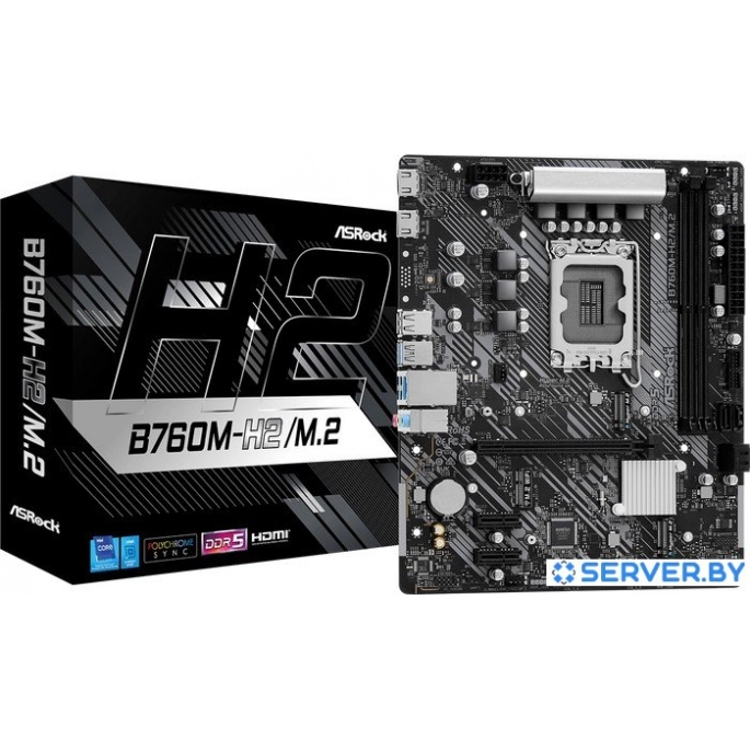 Материнская плата ASRock B760M-H2/M.2. Фото 2