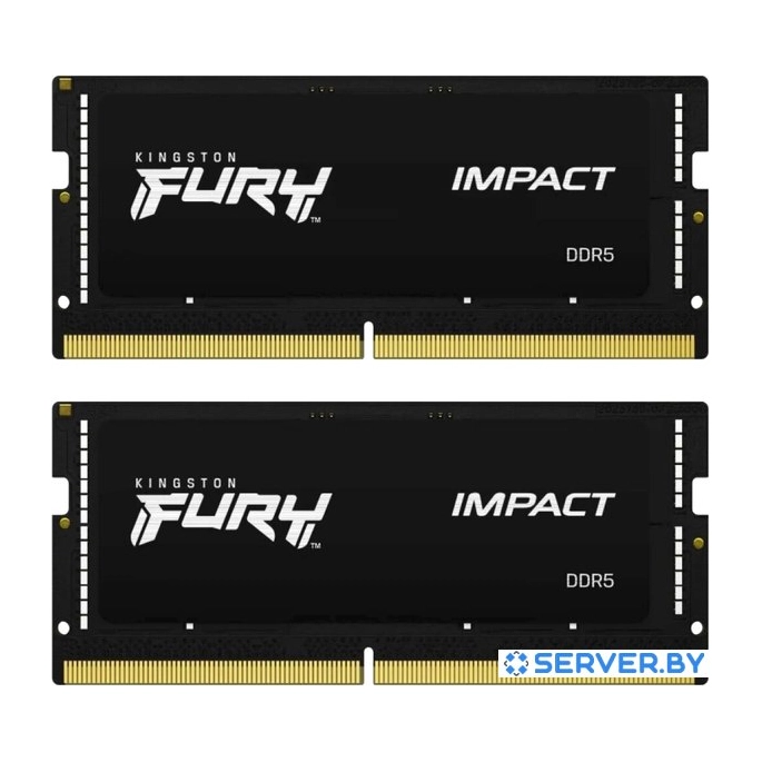 Оперативная память Kingston FURY Impact 2x16 ГБ DDR5 6000МГц KF560S38IBK2-32. Фото 1