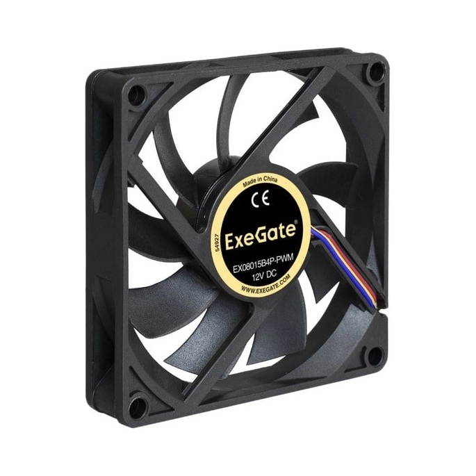 Вентилятор для корпуса ExeGate EX08015B4P-PWM EX288924RUS. Фото2
