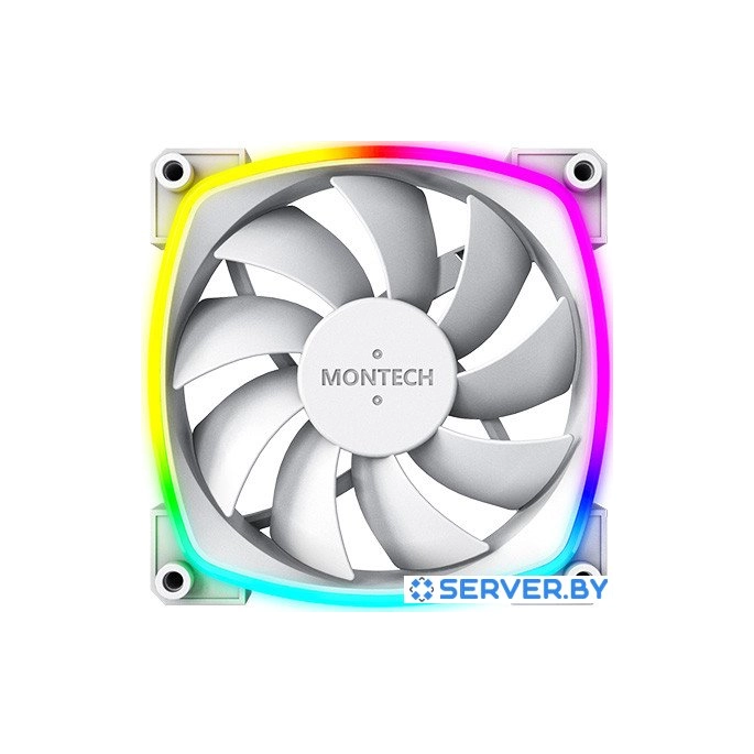 Вентилятор для корпуса Montech AX120 PWM (белый). Фото 1