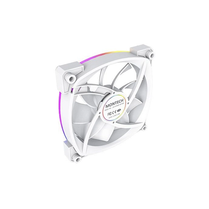 Вентилятор для корпуса Montech AX120 PWM (белый). Фото 4