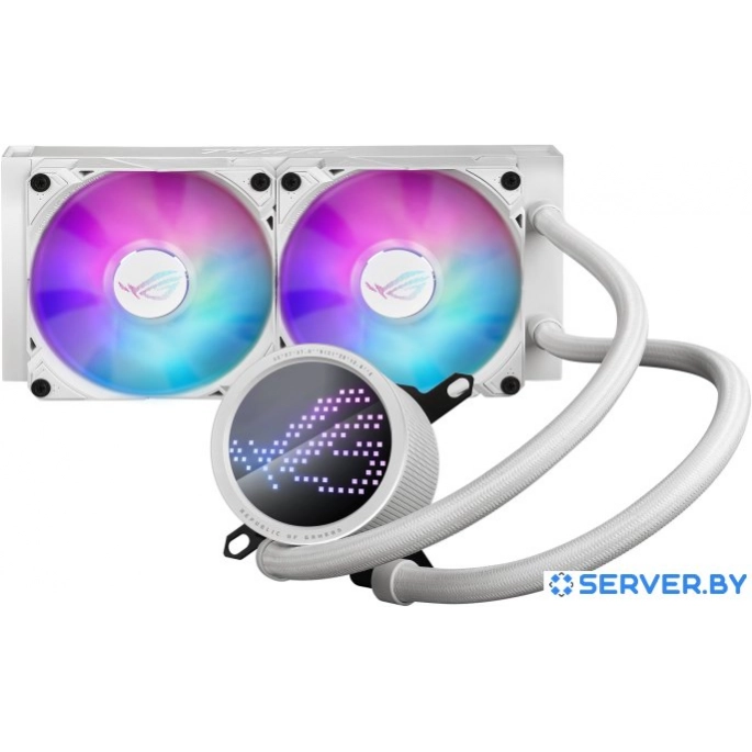 Кулер для процессора ASUS ROG Ryuo III 240 ARGB White Edition. Фото1