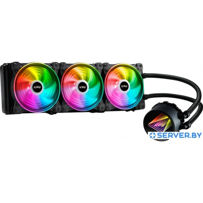 Жидкостное охлаждение для процессора ADATA XPG Levante X 360 (черный). Фото1