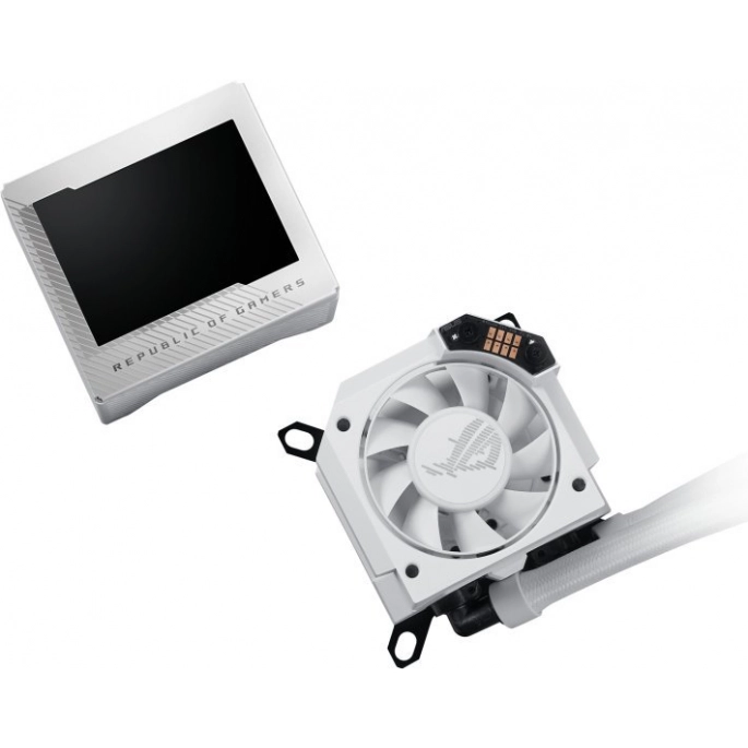 Система жидкостного охлаждения для процессора ASUS ROG Ryujin III 240 ARGB White Edition. Фото5