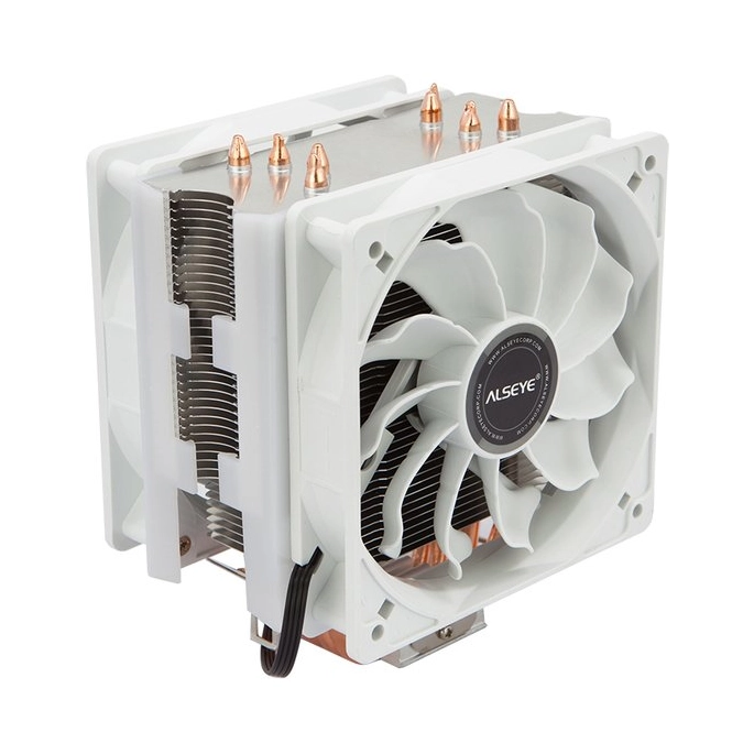 Кулер для процессора ALSEYE S120D-W. Фото 1