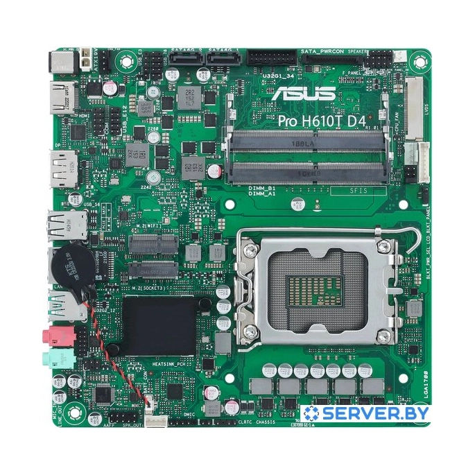 Материнская плата ASUS Pro H610T D4-CSM. Фото 1