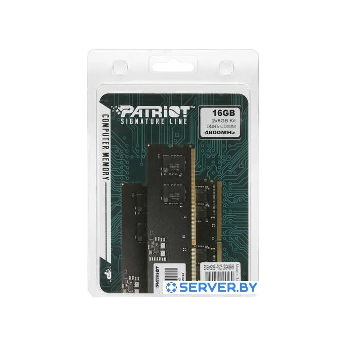 Оперативная память Patriot Signature Line 2x8ГБ DDR5 4800 МГц PSD516G4800K. Фото 3