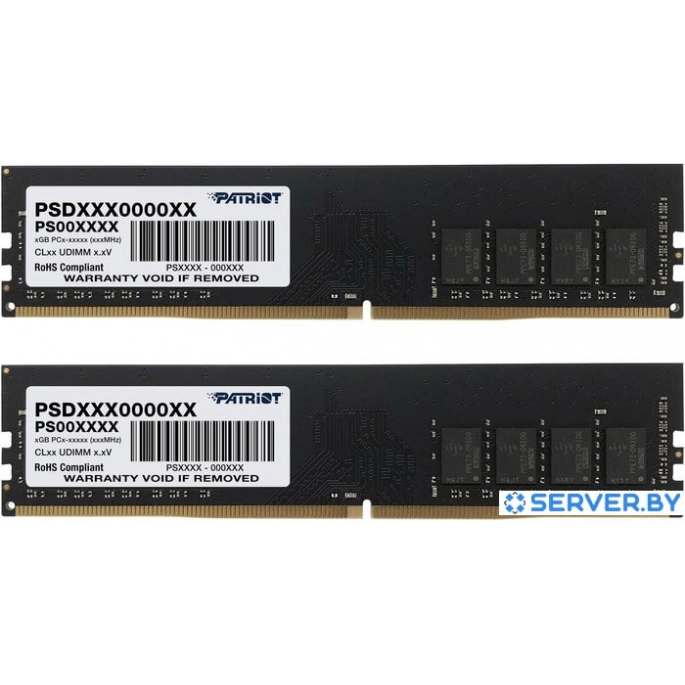 Оперативная память Patriot Signature Line 2x8GB DDR4 PC4-25600 PSD416G3200K. Фото1
