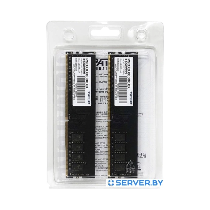 Оперативная память Patriot Signature Line 2x8GB DDR4 PC4-25600 PSD416G3200K. Фото4