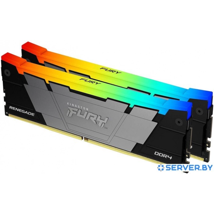 Оперативная память Kingston FURY Renegade RGB 2x8ГБ DDR4 3600МГц KF436C16RB2AK2/16. Фото1