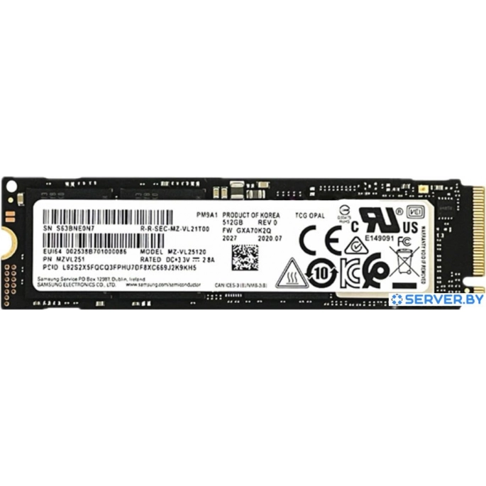 SSD Samsung PM9A1 1TB MZVL21T0HCLR-00B00. Фото1