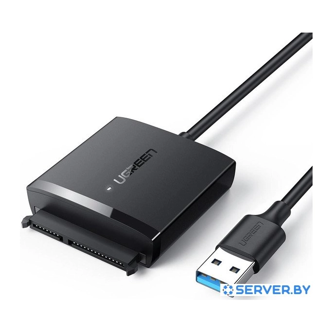 Кабель Ugreen CM257 60561 USB Type-A - SATA (черный). Фото 1