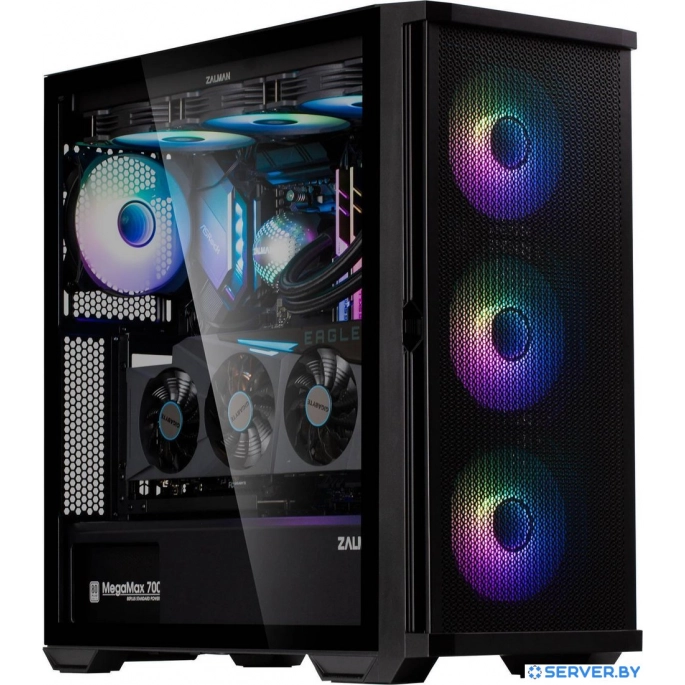 Корпус Zalman Z10 Duo (черный). Фото3