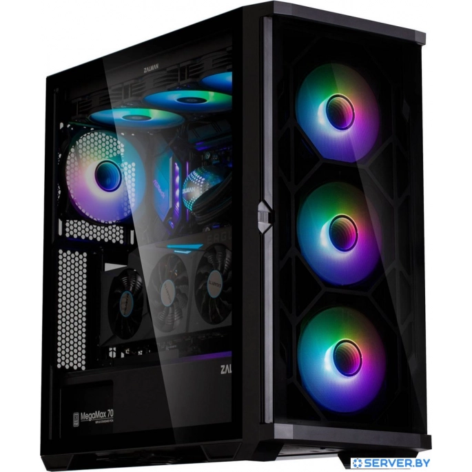 Корпус Zalman Z10 Duo (черный). Фото4