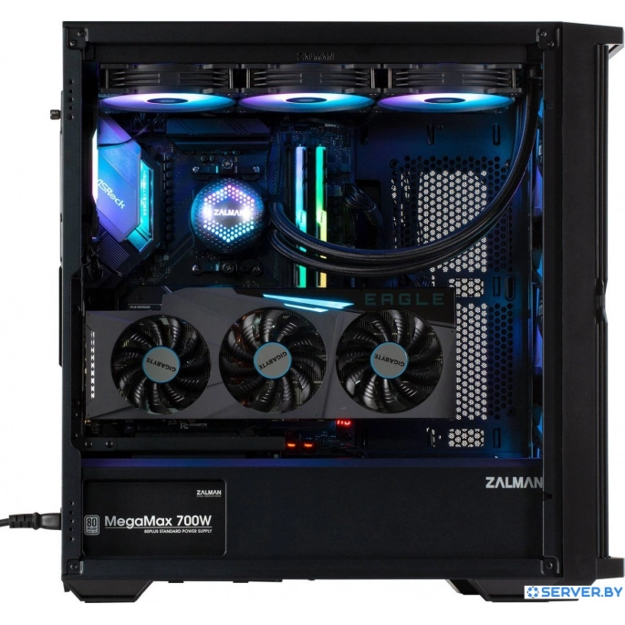 Корпус Zalman Z10 Duo (черный). Фото5
