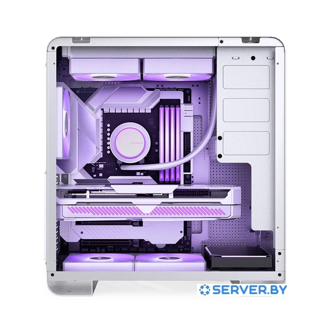 Корпус Jonsbo U4 Pro Mesh (белый). Фото 4