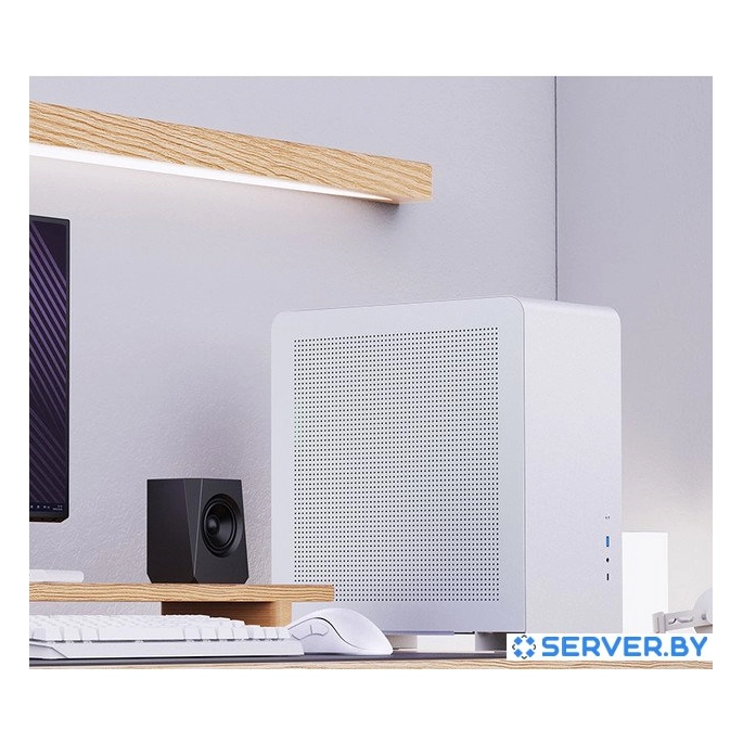 Корпус Jonsbo U4 Pro Mesh (белый). Фото 5
