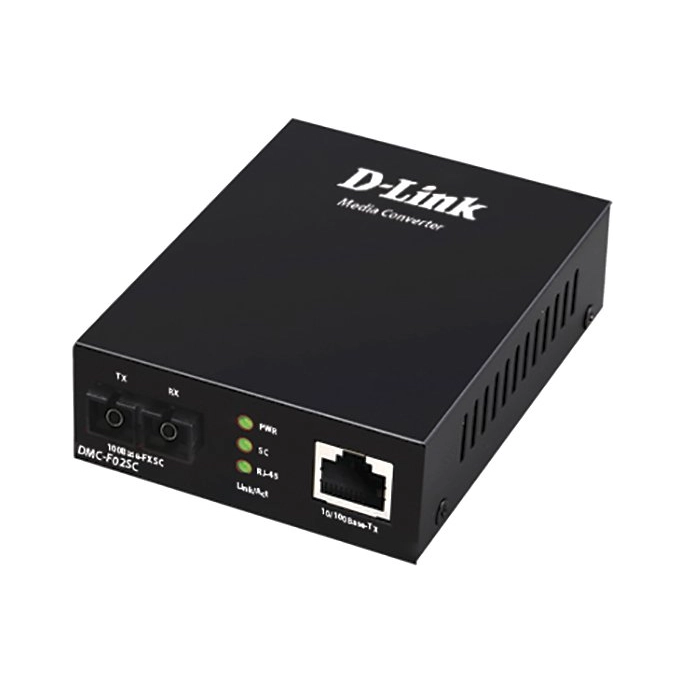 Медиаконвертер D-Link DMC-F02SC/B1A. Фото1