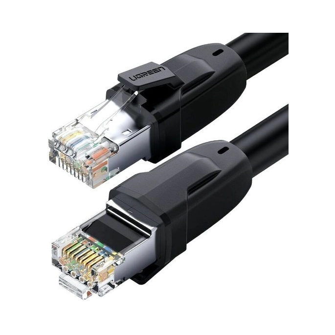 Кабель Ugreen NW121 70172 RJ45 - RJ45 (5 м, черный). Фото1