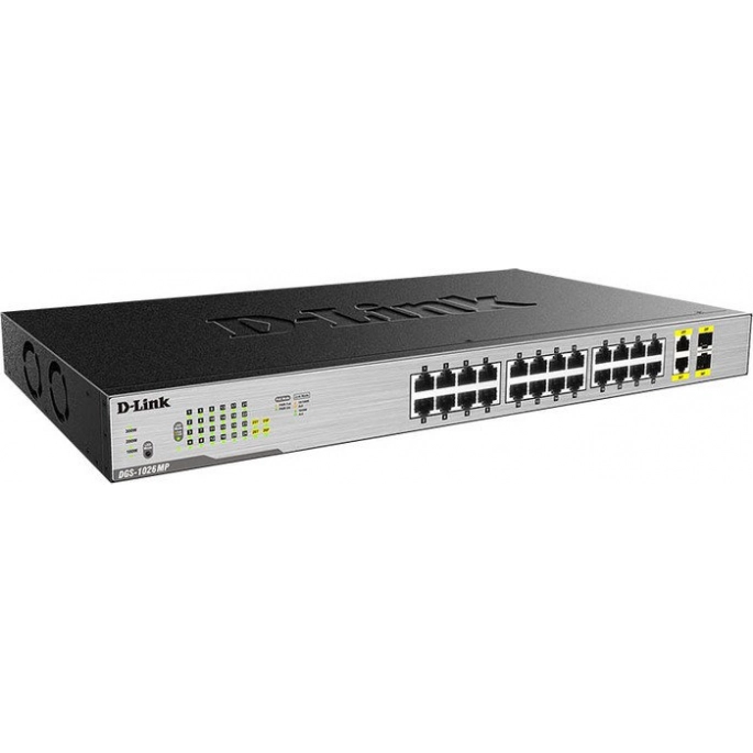 Неуправляемый коммутатор D-Link DGS-1026MP/B1A. Фото 1