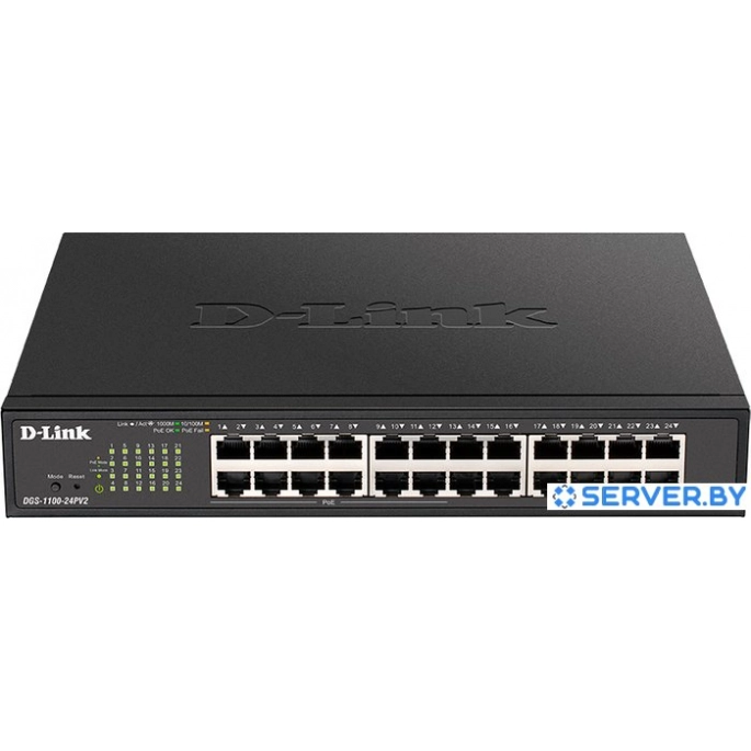 Настраиваемый коммутатор D-Link DGS-1100-24PV2/A3A. Фото 1