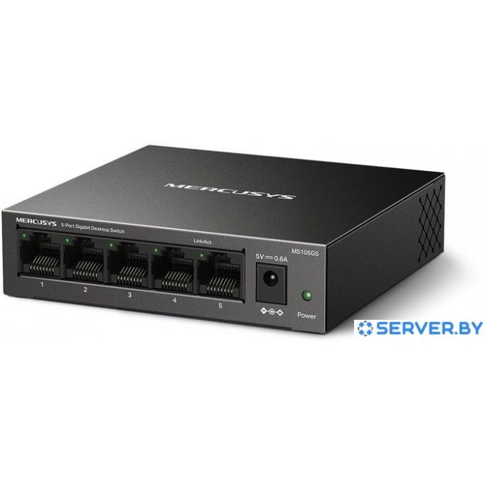Неуправляемый коммутатор Mercusys MS105GS. Фото 2