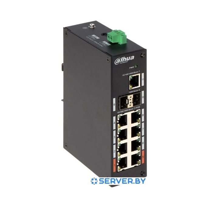 Неуправляемый коммутатор Dahua DH-PFS3211-8GT-120. Фото3