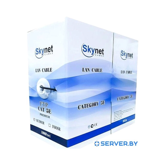 Кабель Skynet Cable CSL-UTP-4-CU (305 м, серый). Фото 1