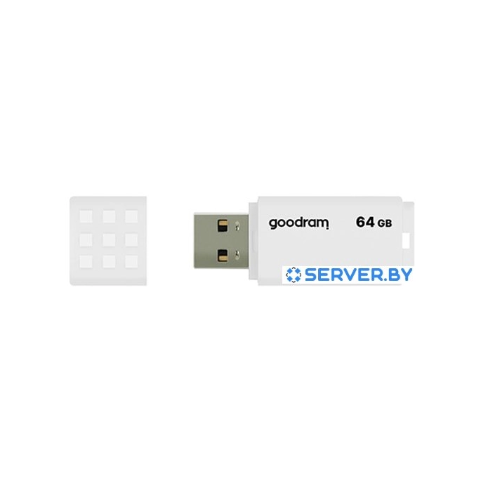 USB Flash GOODRAM UME2 64GB (белый). Фото 3