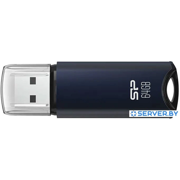 USB Flash Silicon-Power Marvel M02 64GB (синий). Фото1