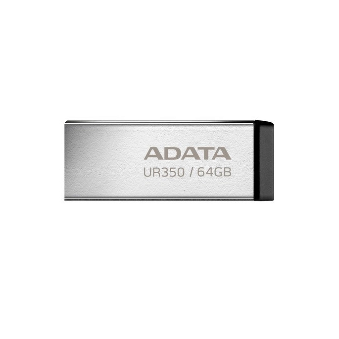 USB Flash ADATA UR350 64GB UR350-64G-RSR/BK (серебристый/черный). Фото 2