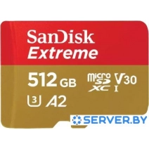 Карта памяти SanDisk Extreme SDSQXAV-512G-GN6MA microSDXC 512GB