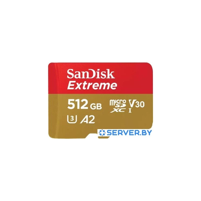 Карта памяти SanDisk Extreme SDSQXAV-512G-GN6MA microSDXC 512GB. Фото1