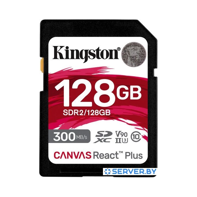 Карта памяти Kingston Canvas React Plus SDXC 128GB. Фото 1